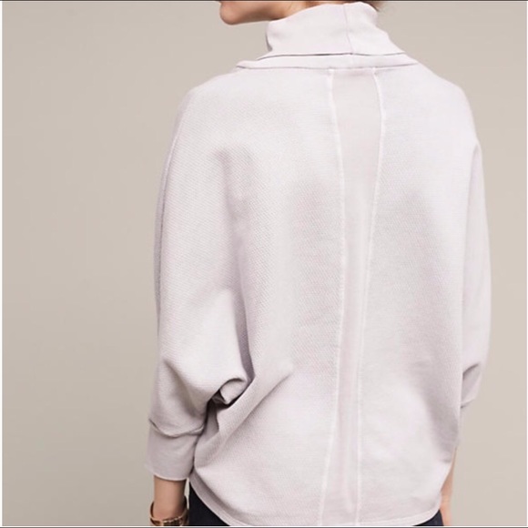 Anthropologie grey turtleneck sweater - Picture 2 of 5